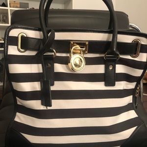 Michael Kors Hamilton Canvas Bag-Large